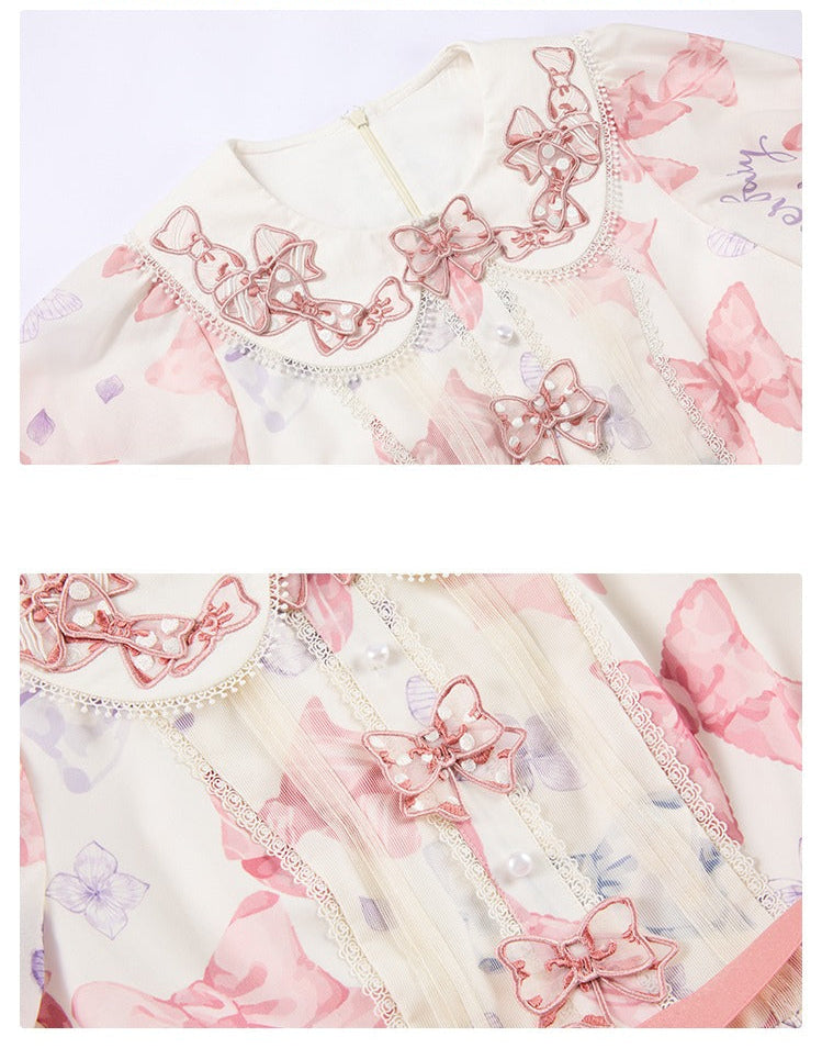 [Pre-orders available until 2/10] Ribbon Eternal Garden Short Sleeve Dress