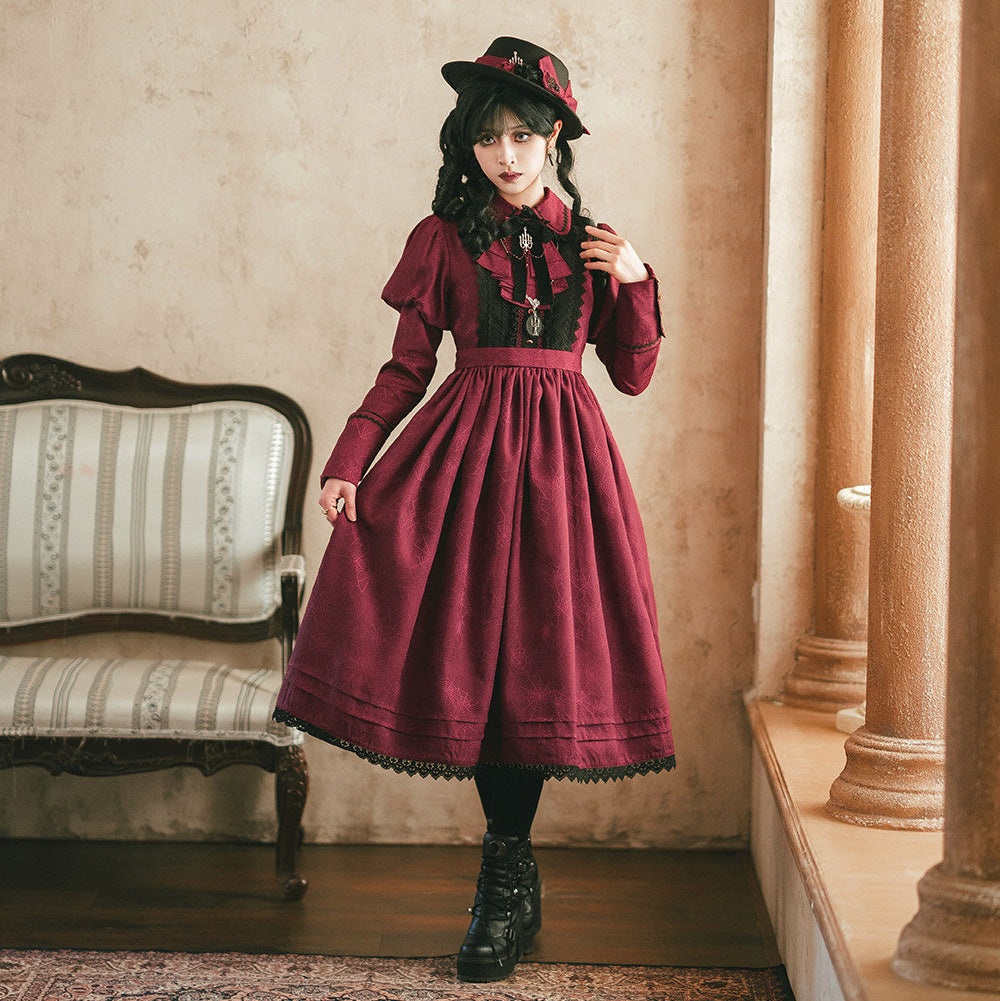 【受注予約1/18まで】Blood Night Lantern Master ジャガードワンピース