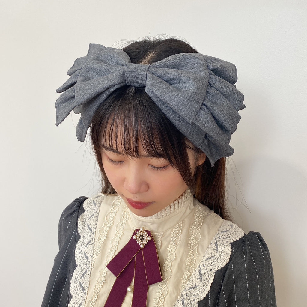 【尾州ロリィタ】ヘッドドレス（リボンタイプ）