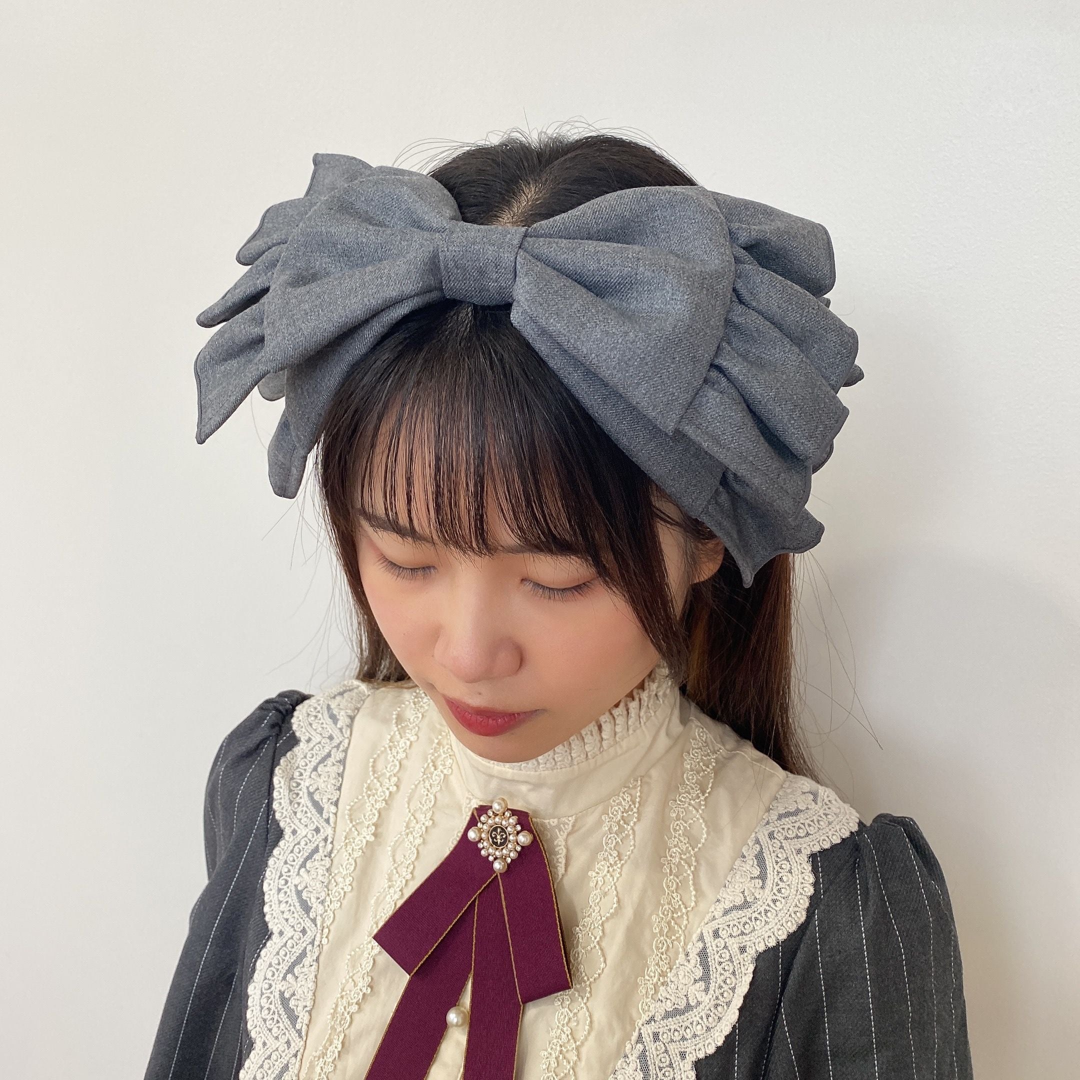 【尾州ロリィタ】ヘッドドレス（リボンタイプ）
