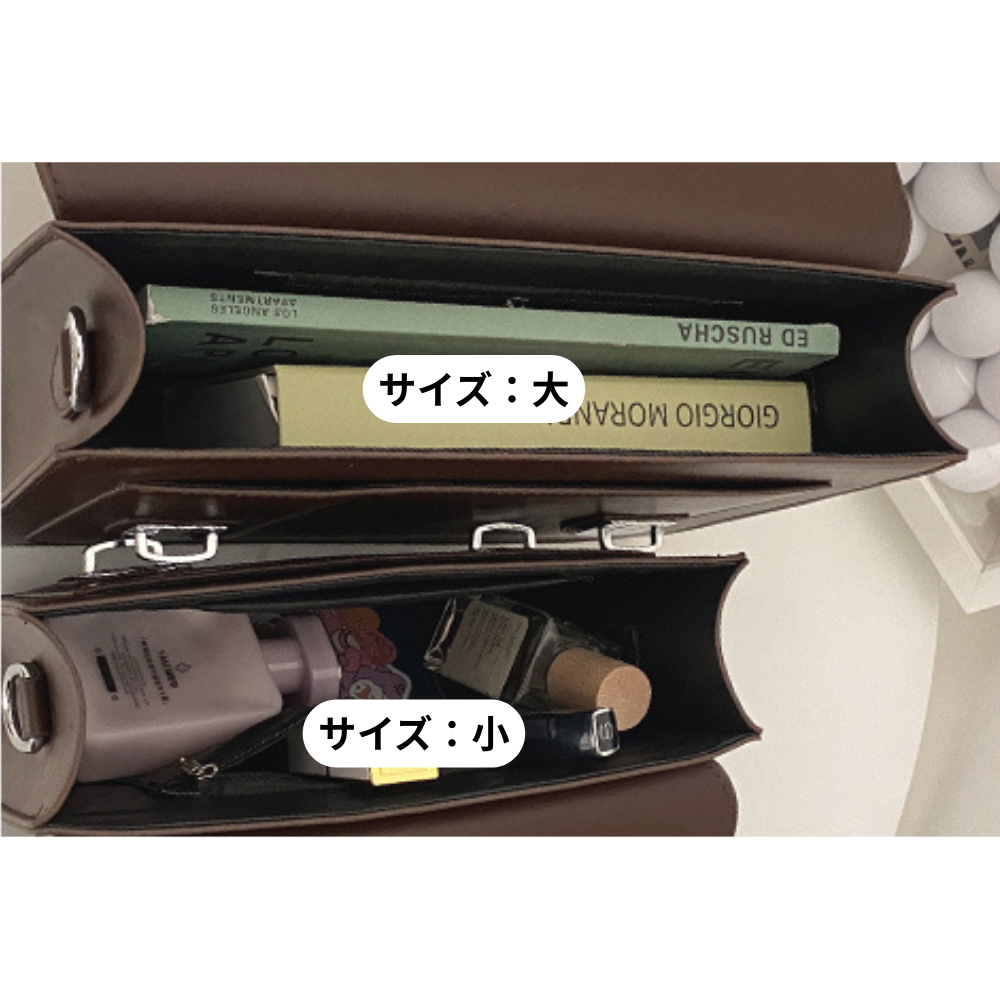 スクール風 ショルダーストラップ付3wayバッグ