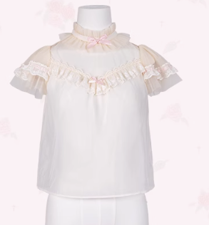 [Pre-orders available until 1/23] Silk Ballet short-sleeved blouse