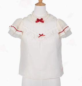 [Pre-orders available until 1/23] Silk Ballet short-sleeved blouse