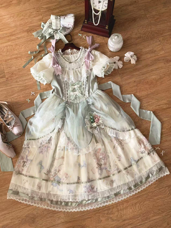 [Pre-orders until 3/26] Bouquet of Stationary Sheer Dress