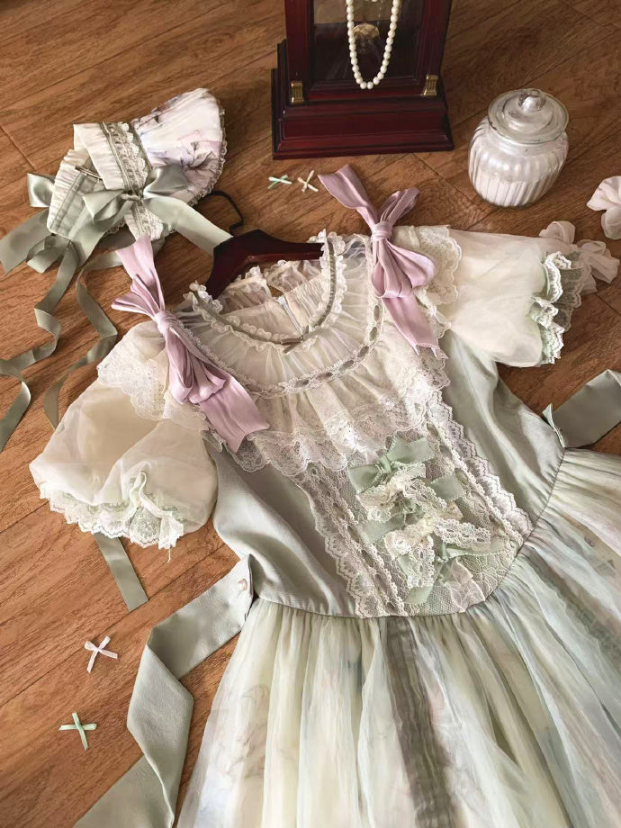 [Pre-orders until 3/26] Bouquet of Stationary Sheer Dress