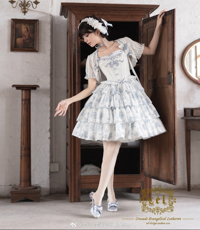 【受注予約6/18まで】Coppelia ティアードジャンパースカート