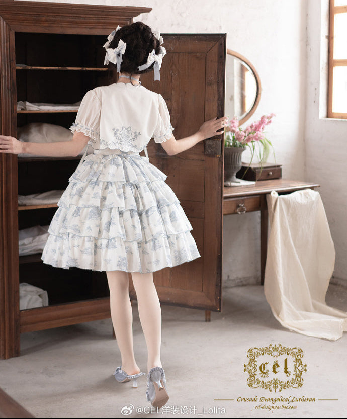 【受注予約6/18まで】Coppelia ティアードジャンパースカート