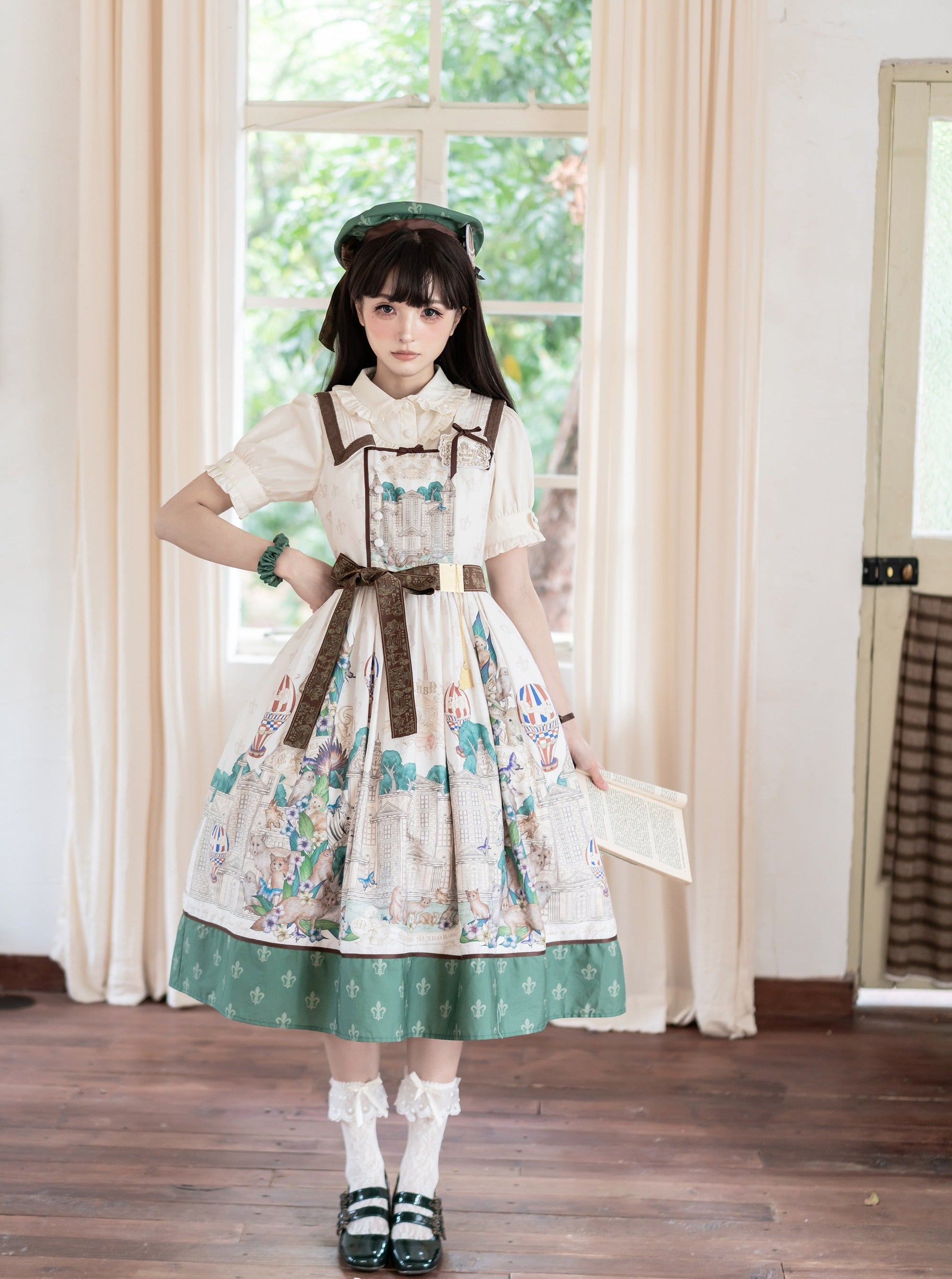 【受注予約6/17まで】The Marvelous Manor マリン風ジャンパースカート