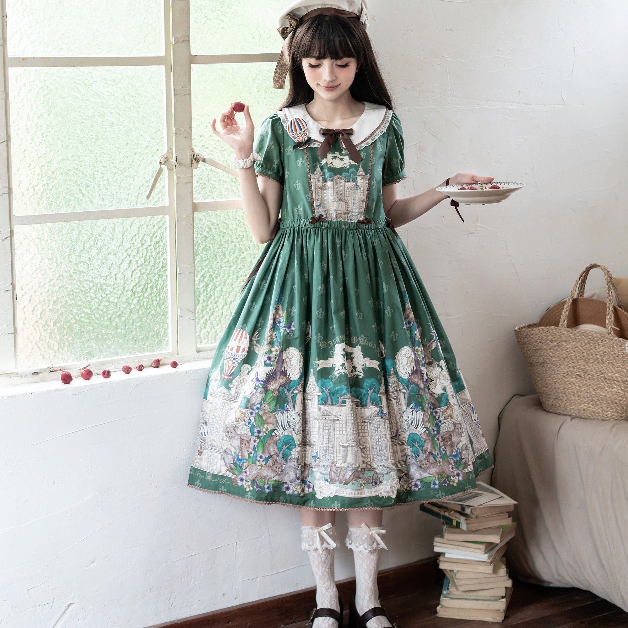 【受注予約6/17まで】The Marvelous Manor 半袖ワンピース