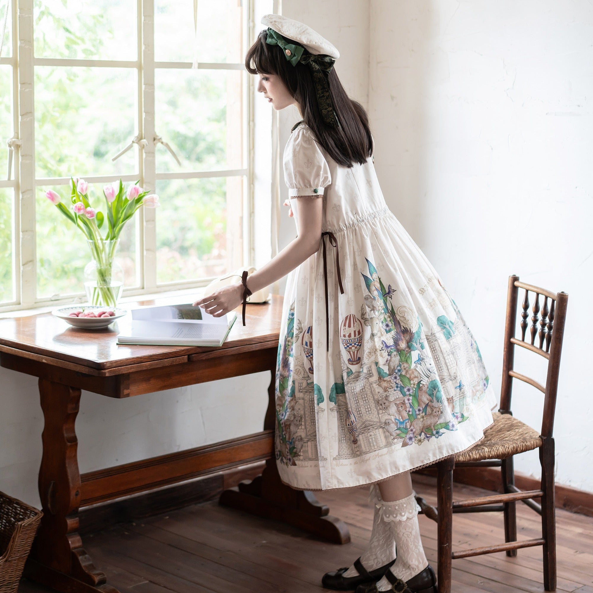 【受注予約6/17まで】The Marvelous Manor 半袖ワンピース