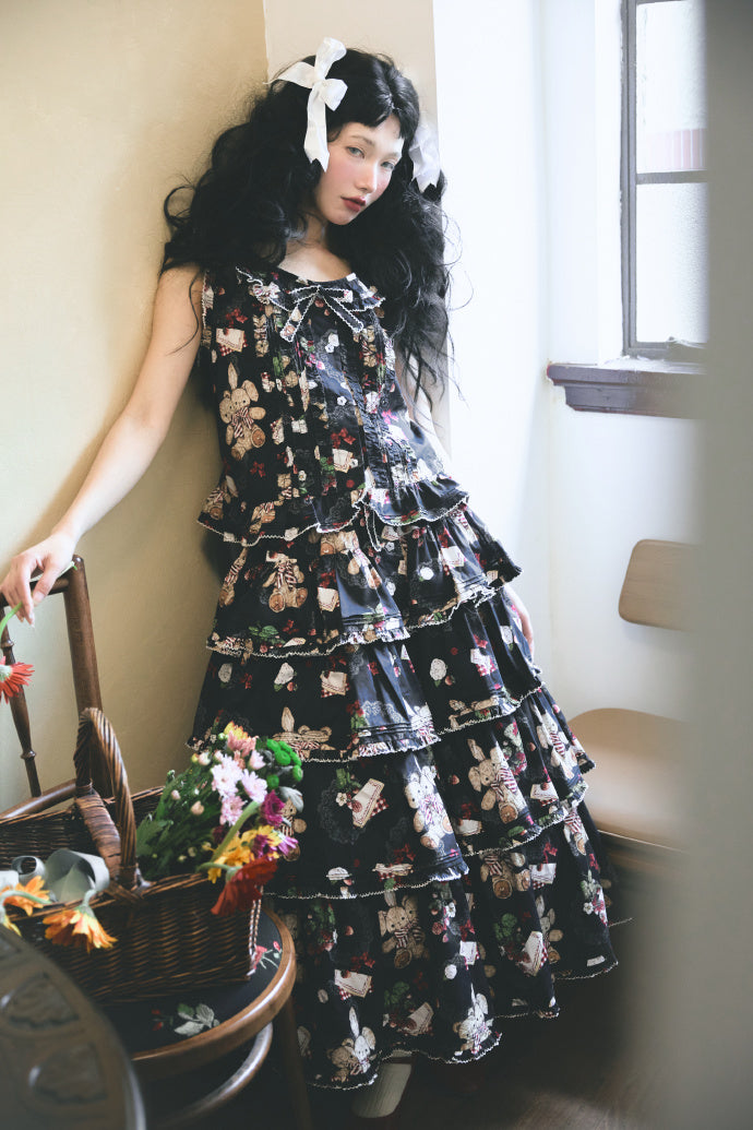 【再販・受注予約5/18まで】Camellia Berry ノースリーブセットアップ・ショート丈