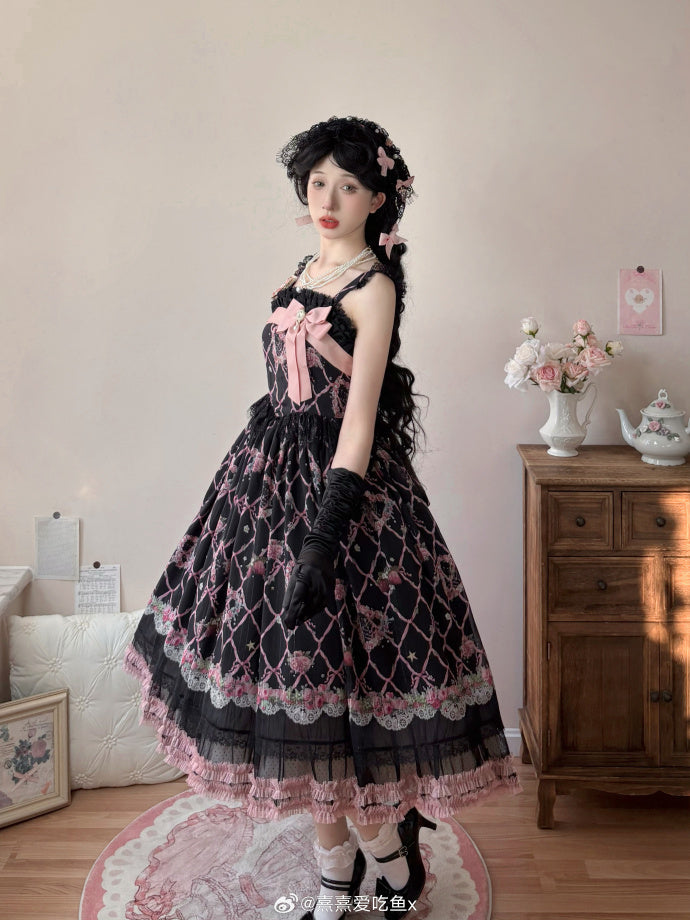 【受注予約5/5まで】The Secret of Strawberries ジャンパースカート【1型】