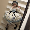 【再販・受注予約8/8まで】Dream Alice ラグジュアリーセットアップ／アリスブルー／ロング丈