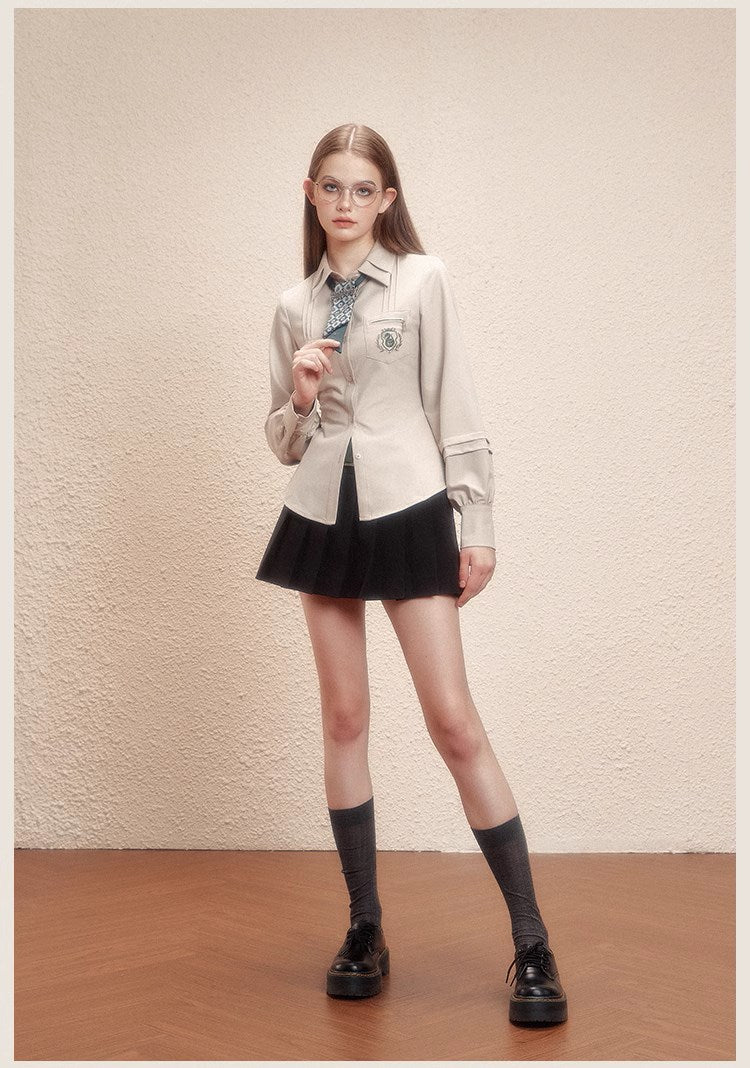 [Pre-orderle] Hogwarts School of Witchcraft and Wizardry waist shape blouse