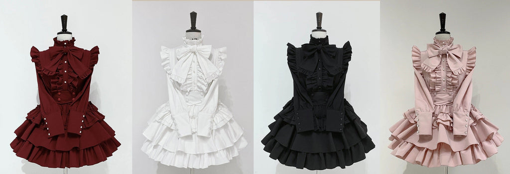 Doll's House リボンタイフリルブラウス 全4色