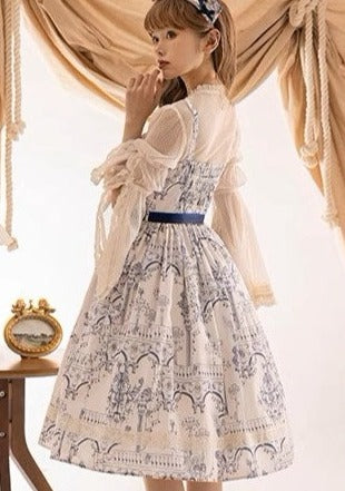 Opera Theatre プリントキャミソールドレス