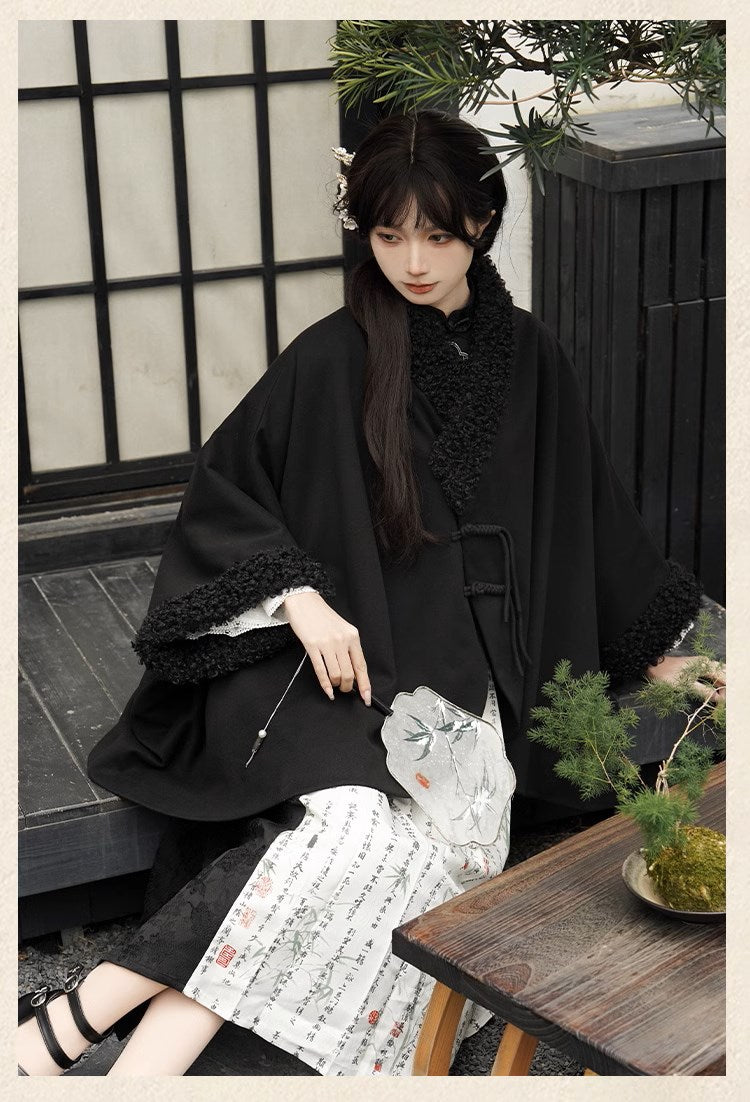 和ロリ・華ロリ ボアのあったか羽織