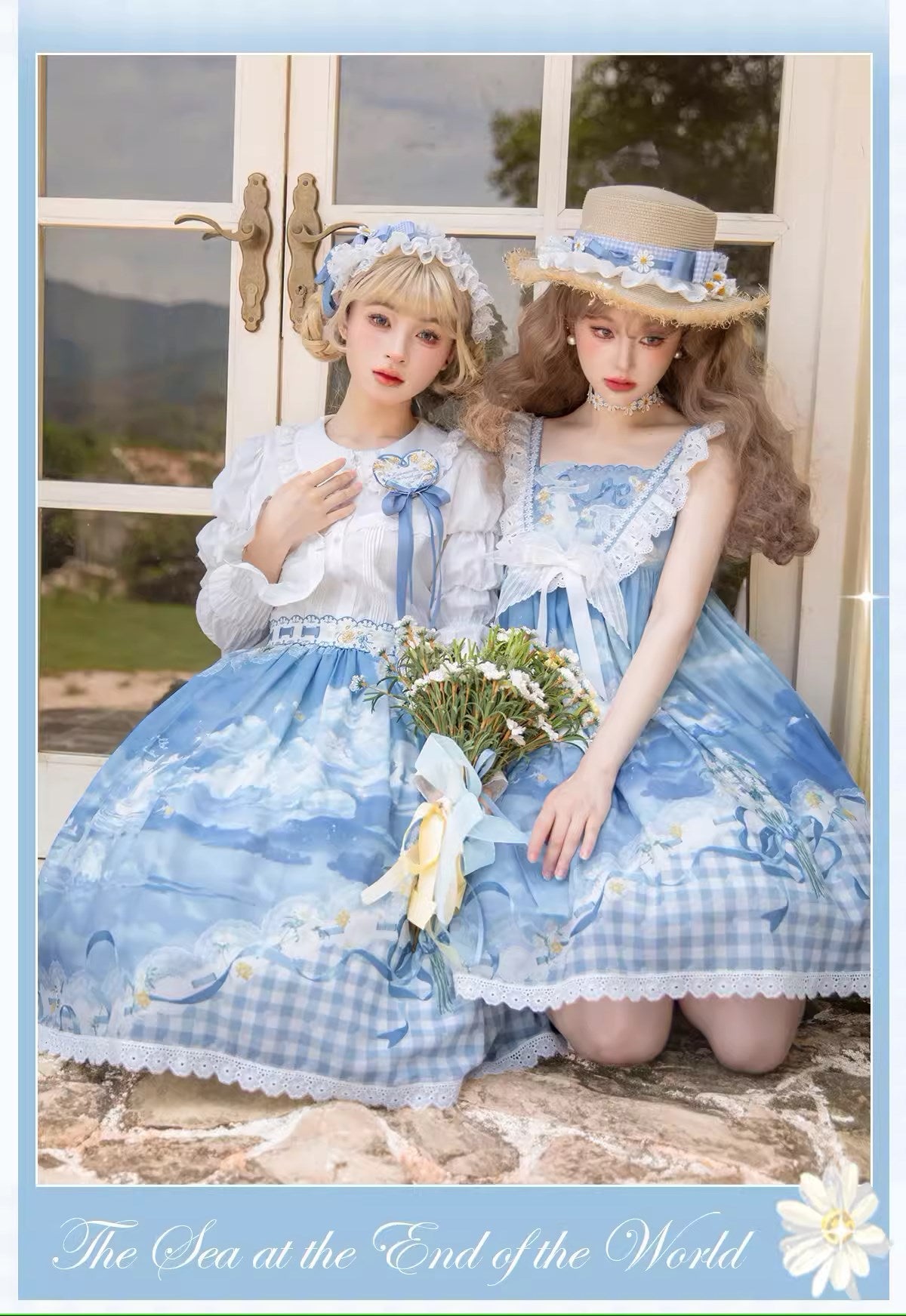 【再販・受注予約7/16まで】Daisy and Sky ハイウエストジャンパースカート