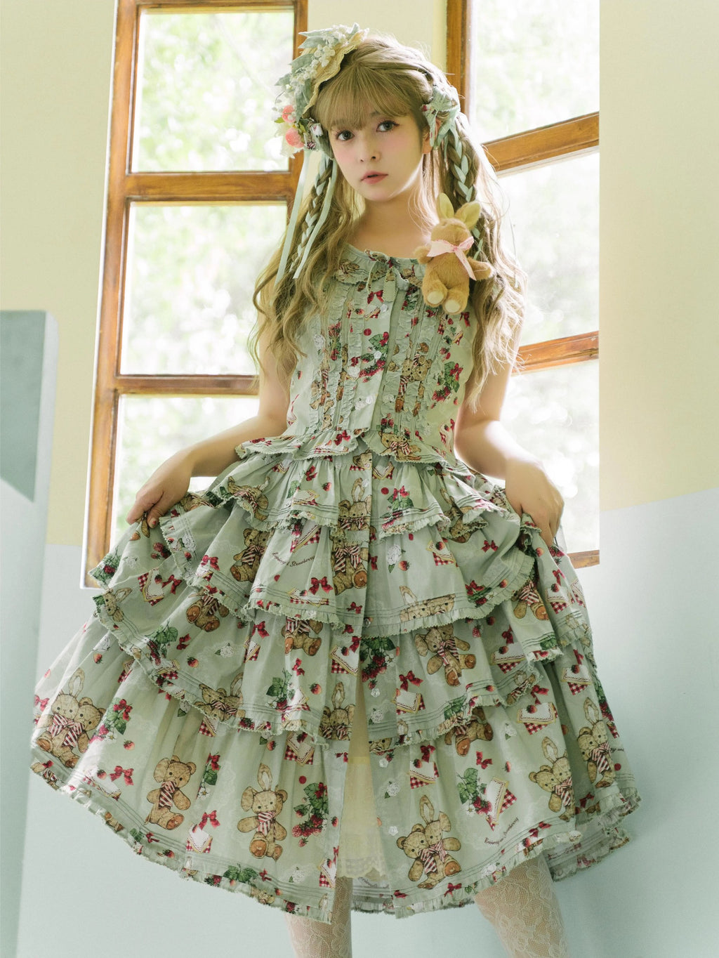 【再販・受注予約5/18まで】Camellia Berry ノースリーブセットアップ・ショート丈