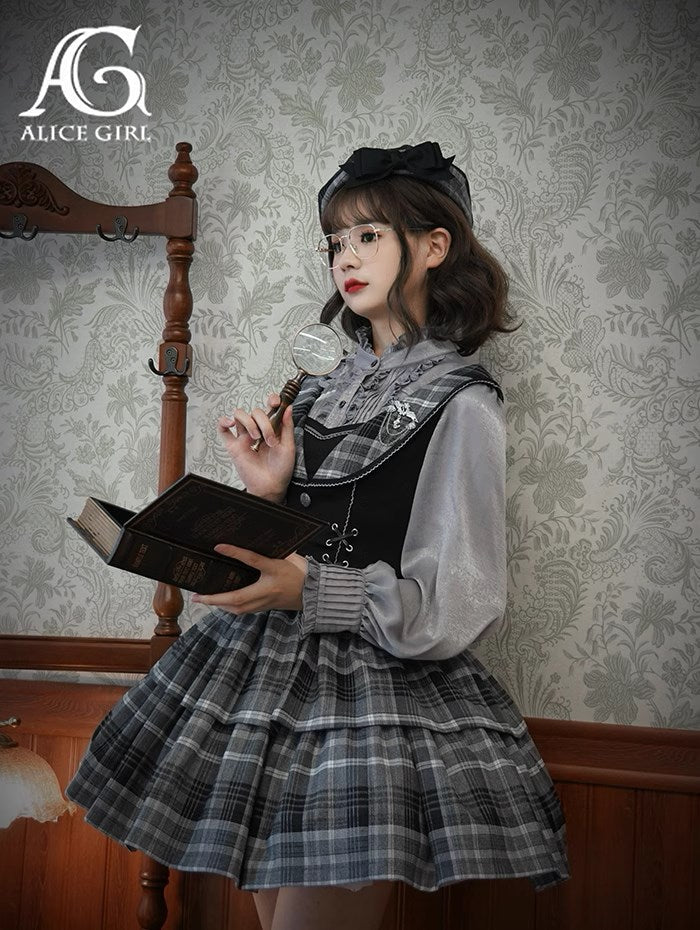 [Pre-order] Detective Academy Jumper Skirt + Cloak
