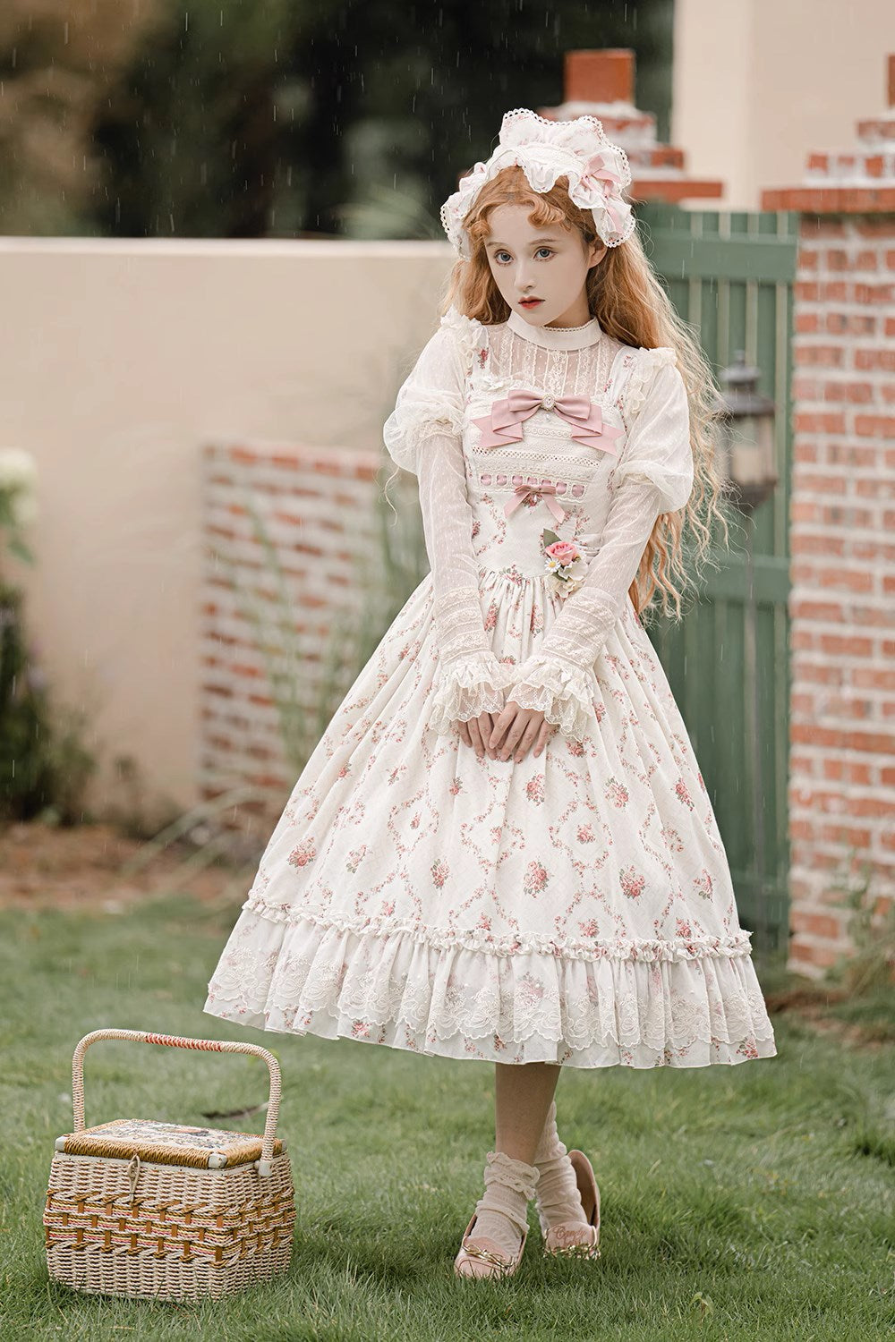 AngelicPretty Flower basket スカート ロリィタ - スカート