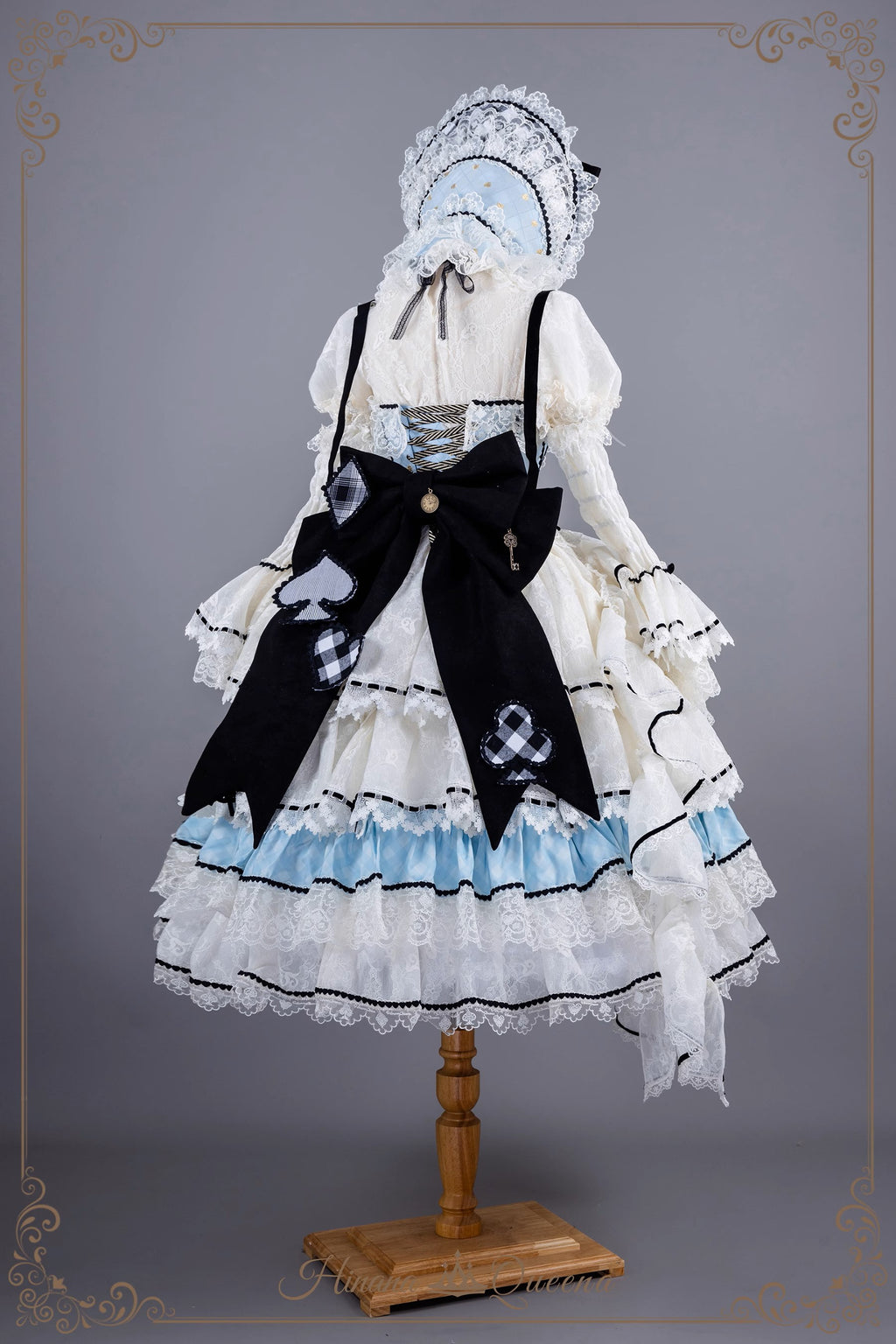 【再販・受注予約8/8まで】Dream Alice ラグジュアリーセットアップ／アリスブルー／ロング丈