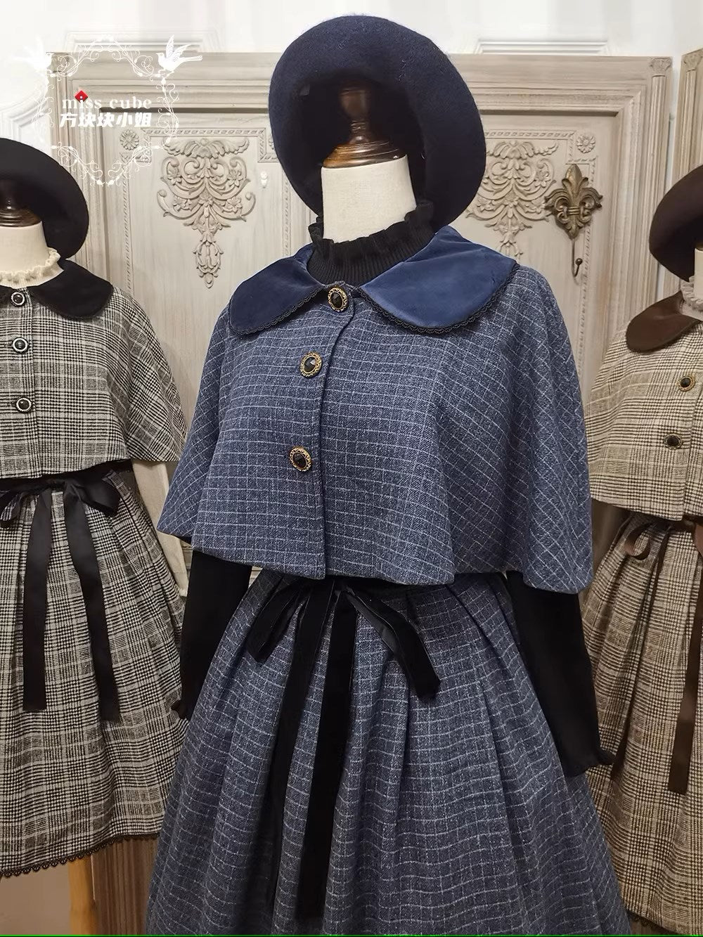 【予約販売】Earl Gray チェックのマント