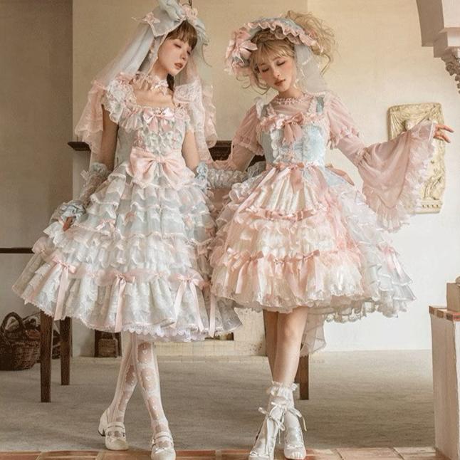 [Pre-orders available until 10/16] Rose Courtyard Lace and Ribbon Dress