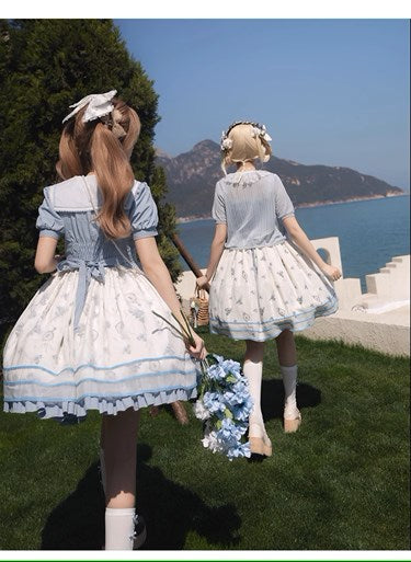 [Pre-orders available until 7/4] The Broken Mirror of Lies Sailor Collar Dress