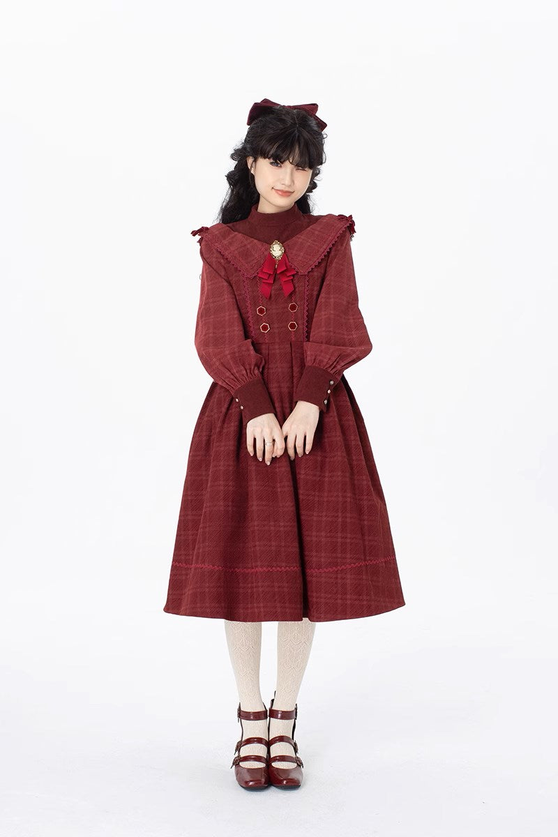 [Sale period ended] Fontainebleau fake layered dress