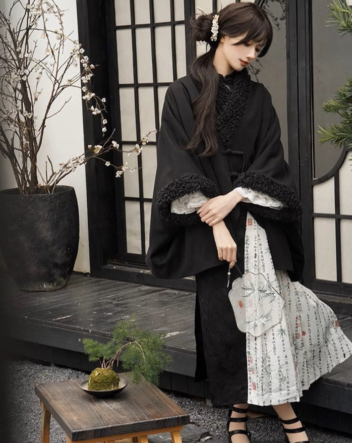 和ロリ・華ロリ ボアのあったか羽織
