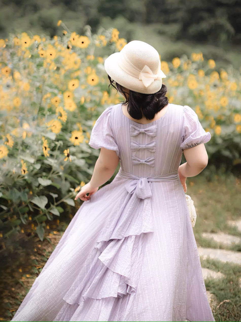 [Pre-order] Forest Gallery Retro Elegant Dress with Ribbon Hair Accessory Type 1