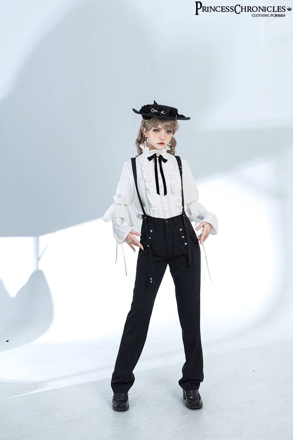 【予約販売】玄音 皇子系ギャザースリーブブラウス