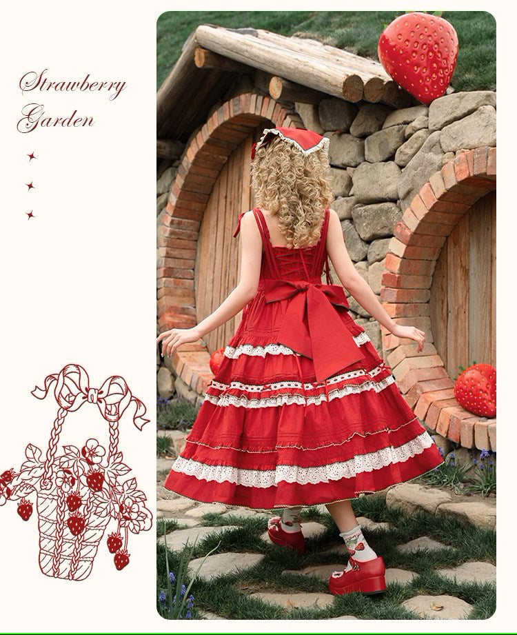 Strawberry Basket ジャンパースカート