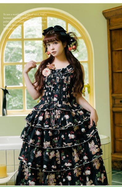 【再販・受注予約5/18まで】Camellia Berry ノースリーブセットアップ・ショート丈