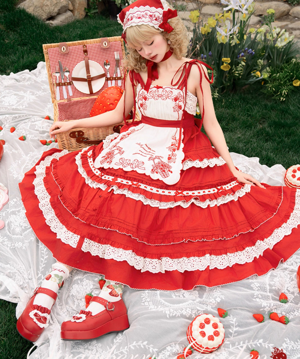 Strawberry Basket ジャンパースカート