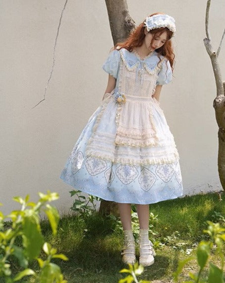 Forget Me Not Pastel colored printed dress