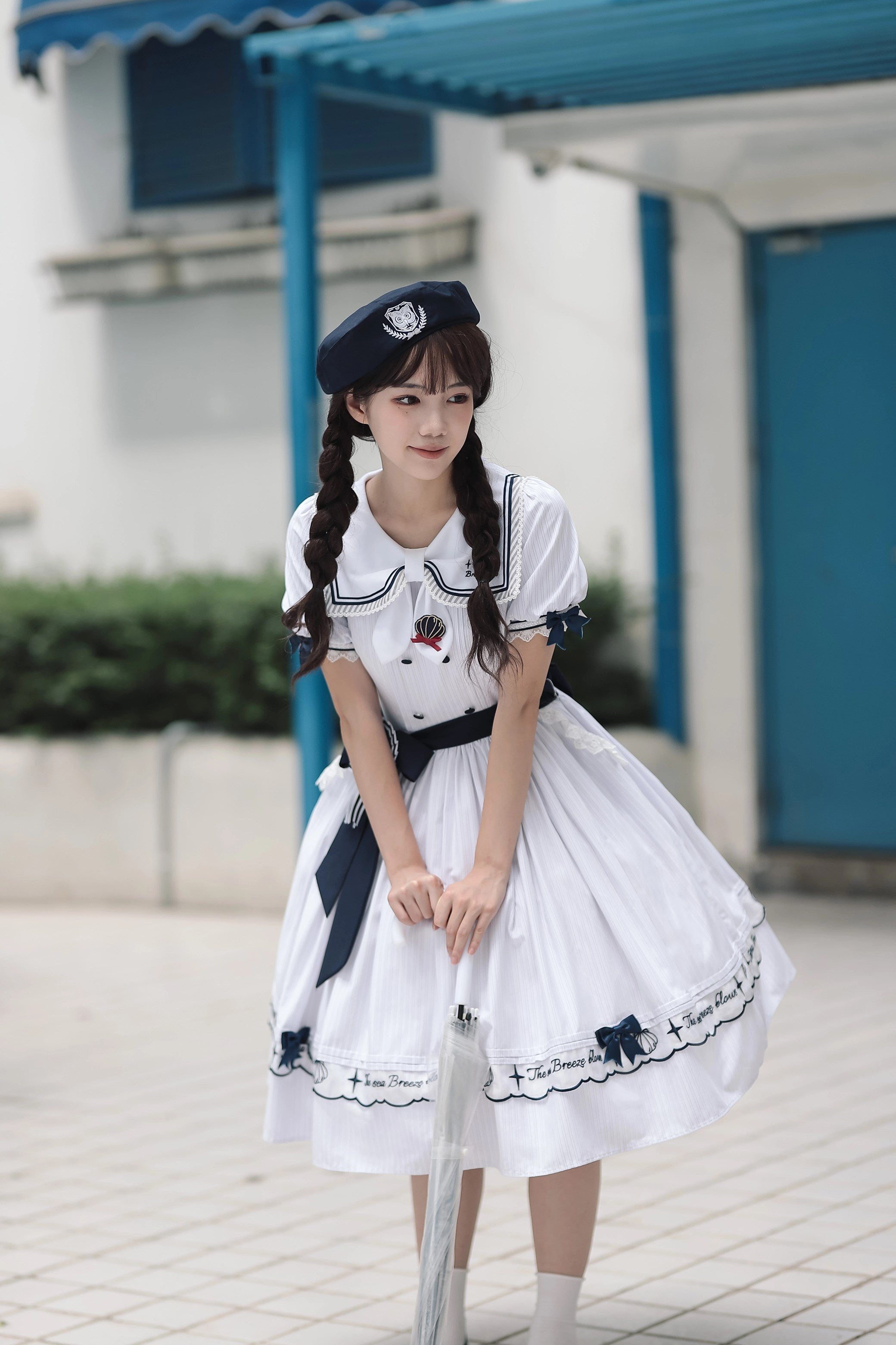 【再販・受注予約6/11まで】The Sea Breeze Blows マリンワンピース