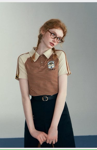 [Pre-order] Hogwarts School of Witchcraft and Wizardry Striped Polo Shirt