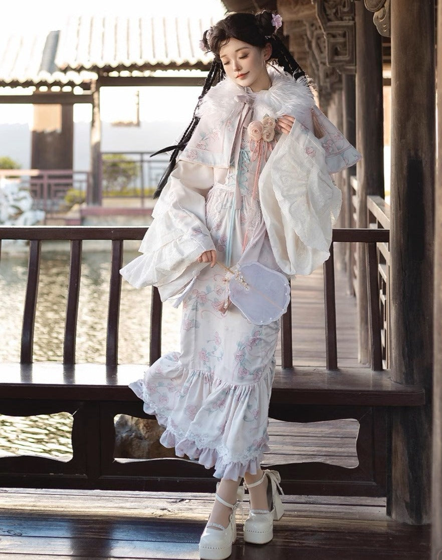 [Sale period ended] Rakushinka-Winter Solstice-Sleeveless Fishtail Dress