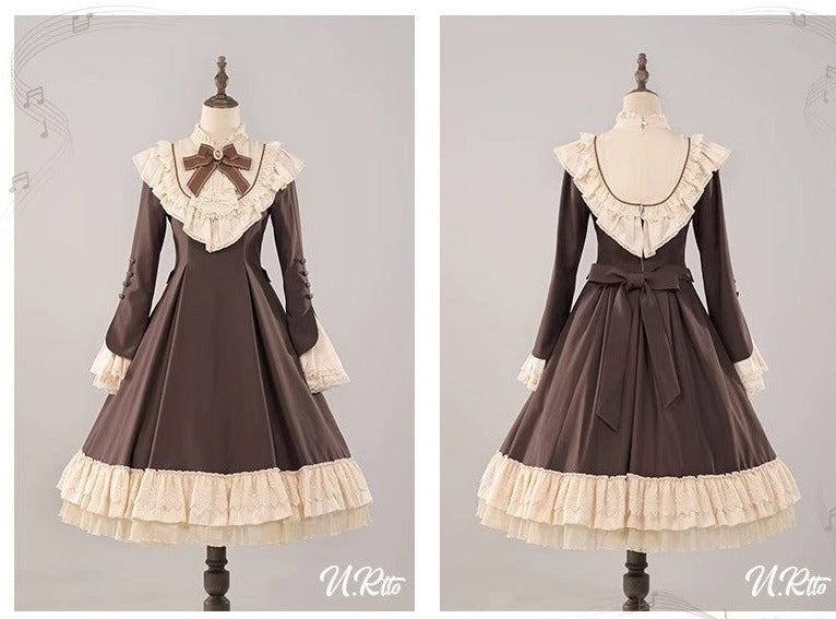 Breeze Aria クラシカルケープ付きワンピース