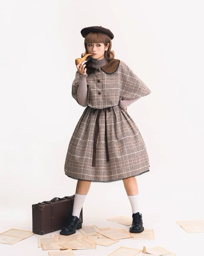 【予約販売】Earl Gray チェックのジャンパースカート