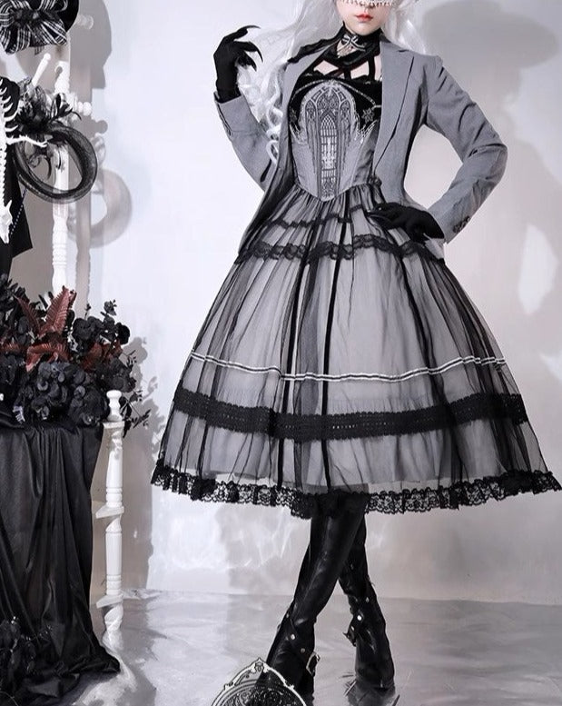 [Sale period ended] Evensong veil jumper skirt