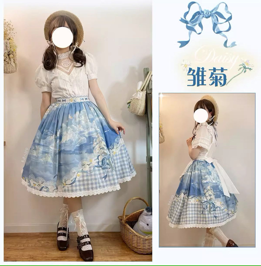 【再販・受注予約7/16まで】Daisy and Sky スカート