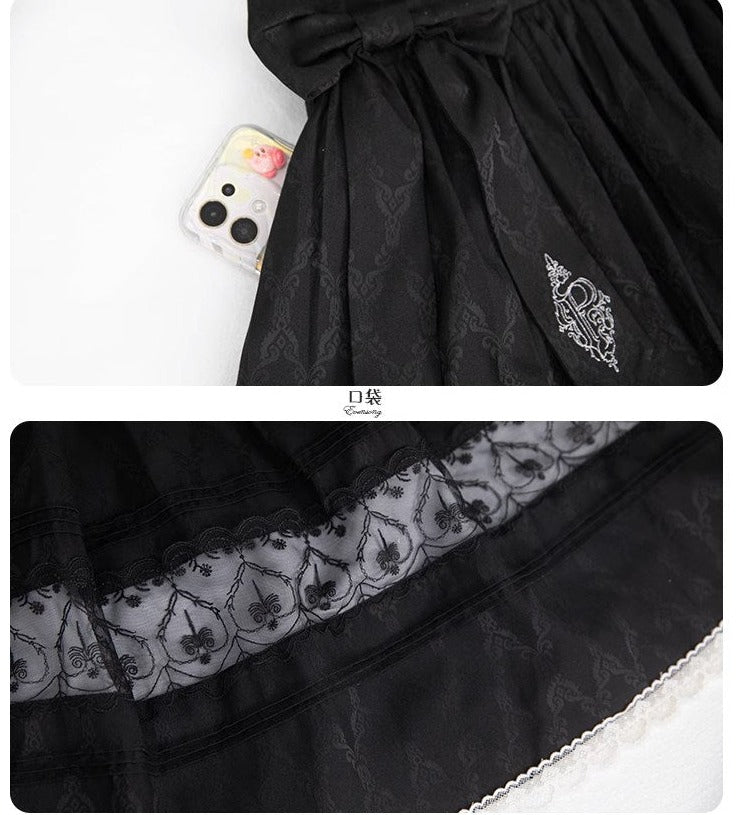 [Resale/Pre-orders available until 11/3] Evensong ribbon jumper skirt