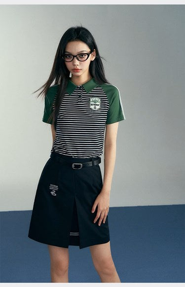 [Pre-order] Hogwarts School of Witchcraft and Wizardry Striped Polo Shirt