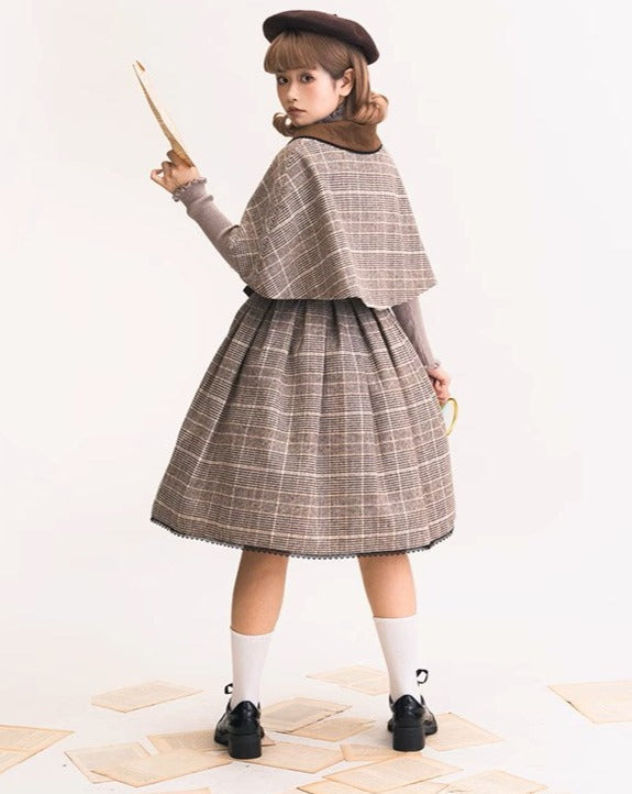 【予約販売】Earl Gray チェックのマント