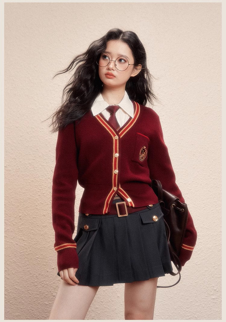 [Pre-order] Hogwarts School of Witchcraft and Wizardry slim cardigan with line
