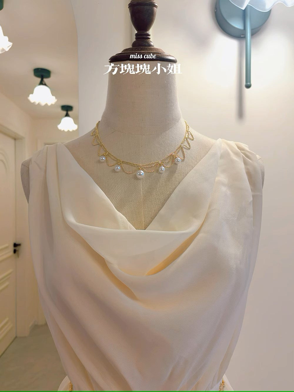 【予約販売】Elegance Greek ドレープジャンパースカート