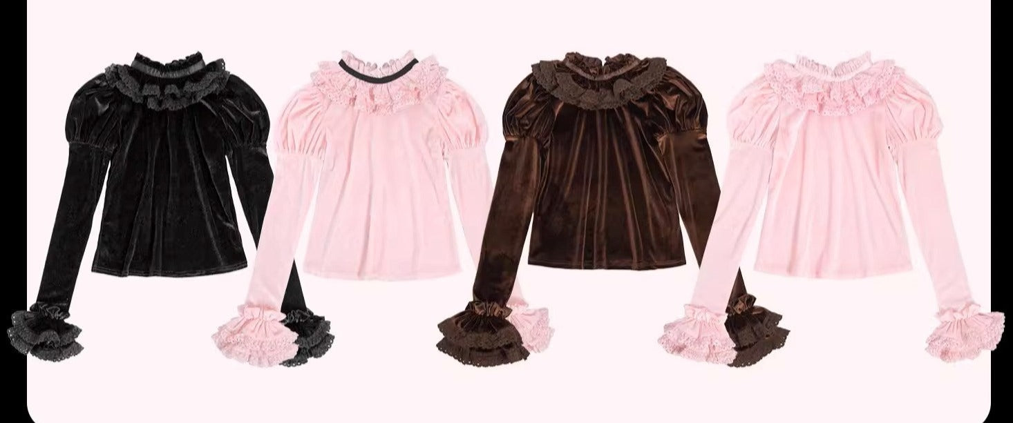 Ribbon Gift Box Long Sleeve Top